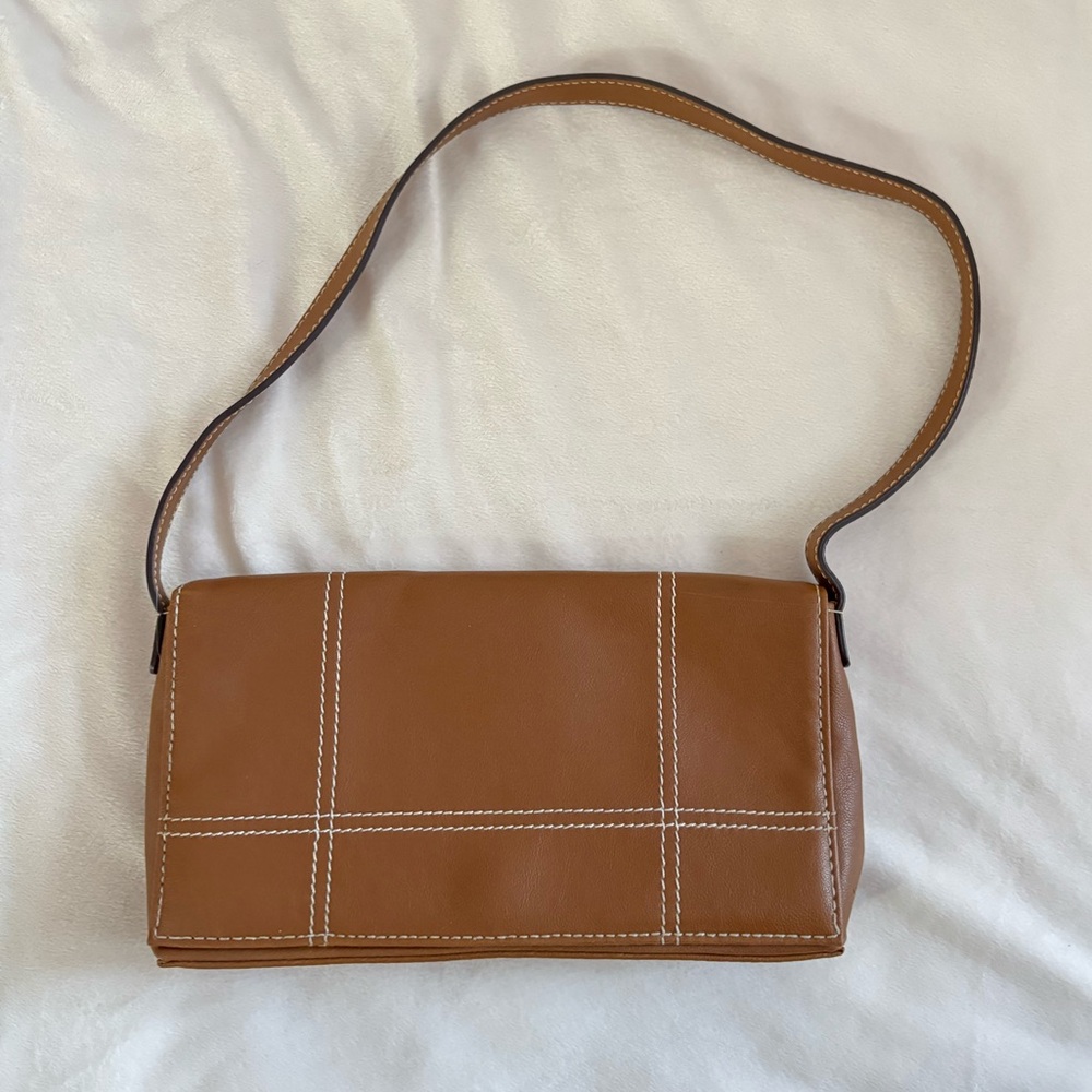 Vintage Y2K Nine West Tan Shoulder Bag